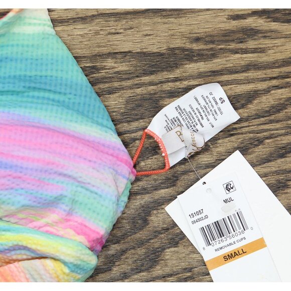 Becca Womens Standard Verano One Piece Swimsuit 151057 Multi Pink S - Picture 5 of 9